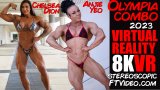 Chelsea Dion and Anjie Yeo 2023 Olympia Combo: Virtual Reality Video (8k)