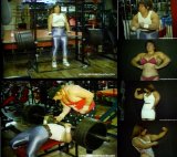 Christina Dutkowski 1991  Heavy Gym Workout and posing (Video Clip)