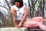 Christina Dutkowski 1986 (Part 2): Posing Outdoors.